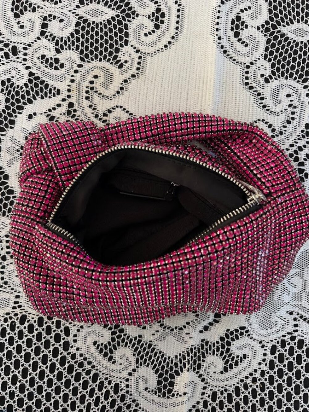 Y2K Pink Rhinestone Handbag - Picture 2 of 5